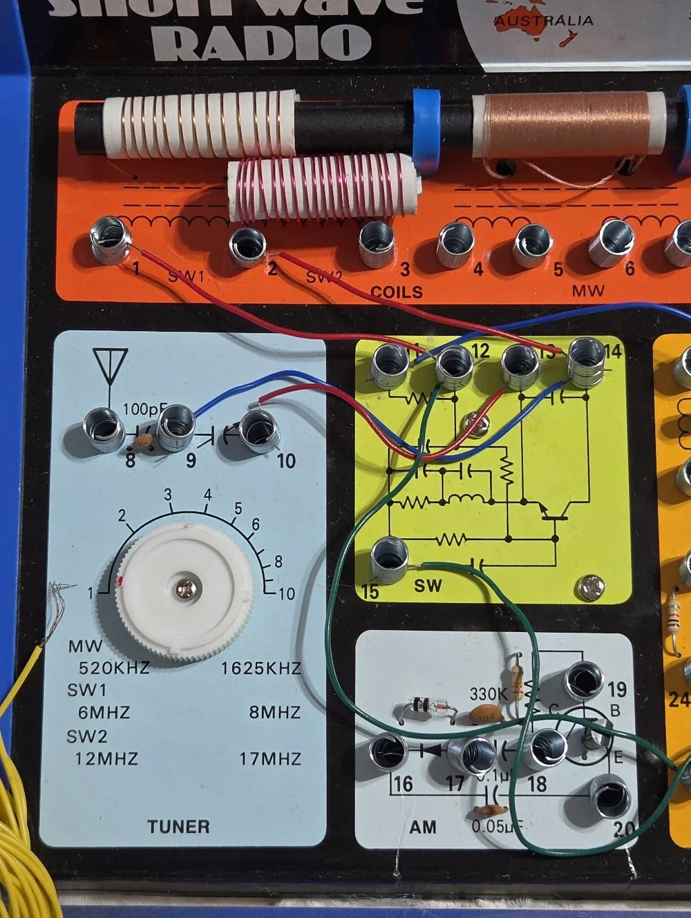 Radio Shack - Vintage Science Fair AM Short Wave Radio DIY Kit